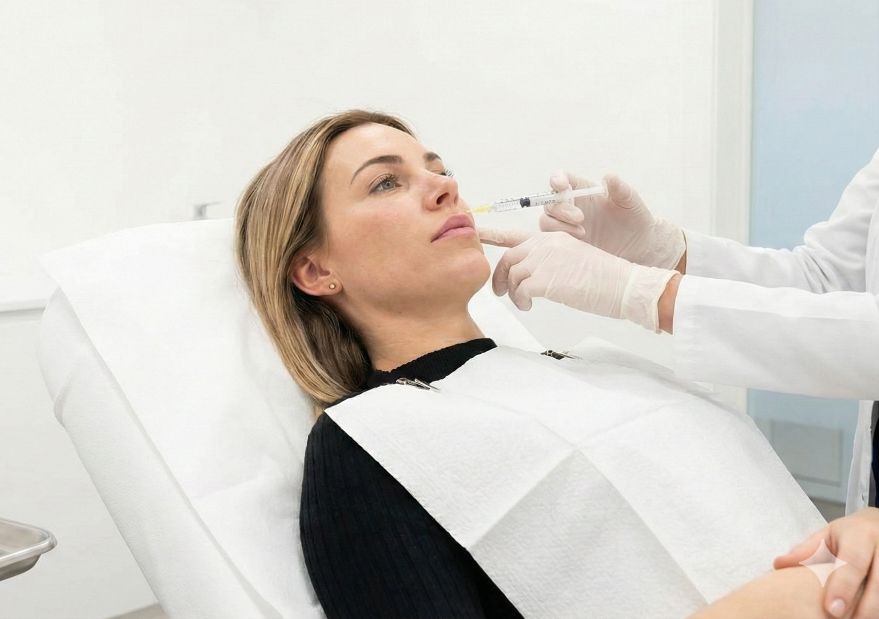 Symbolbild - Behandlung mit Hyaluronsäure Filler